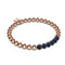 Rose Gold and Black | Lava Rock Diffuser Bracelet